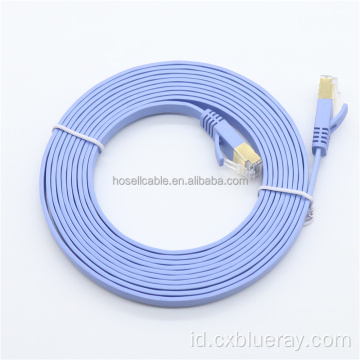 Kabel kabel Cat7 RJ45 yang datar